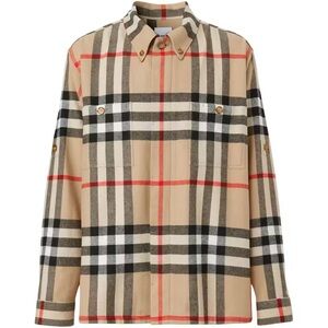 Burberry House Check Wool Cotton Shirt